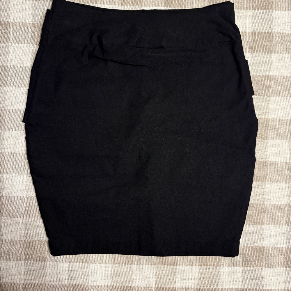 Iz Byer Black Bandage Mini Skirt - Picture 4 of 6